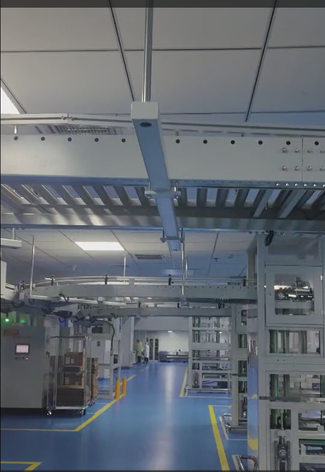 某国内知名化妆品生产车间到分拣中心跨建筑输送分拣项目